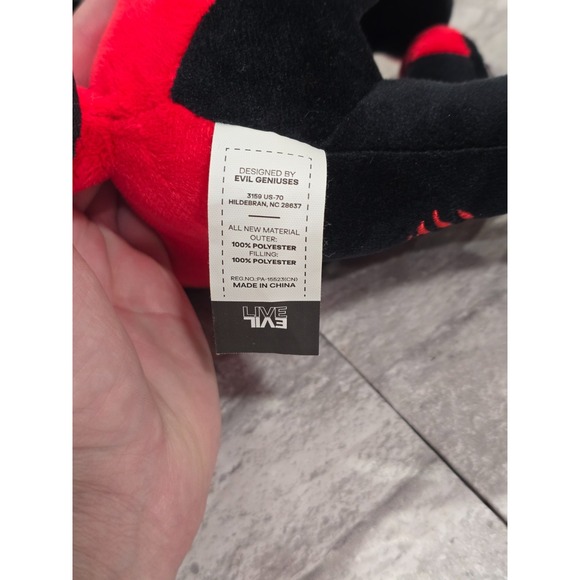 Evil Geniuses Domonique Sonic Fox Red Black 10" Fursona Plush Furry Cosplay - Picture 7 of 10